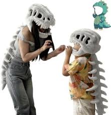 A realistic dinosaur skeleton outfit