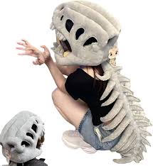 A realistic dinosaur skeleton outfit